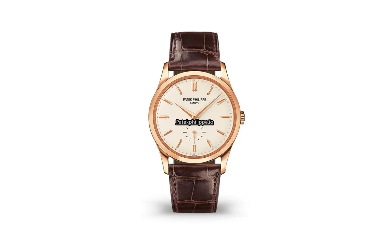 Patek Philippe Calatrava 5196r-001 37MM Rose Gold Case Manual Winding