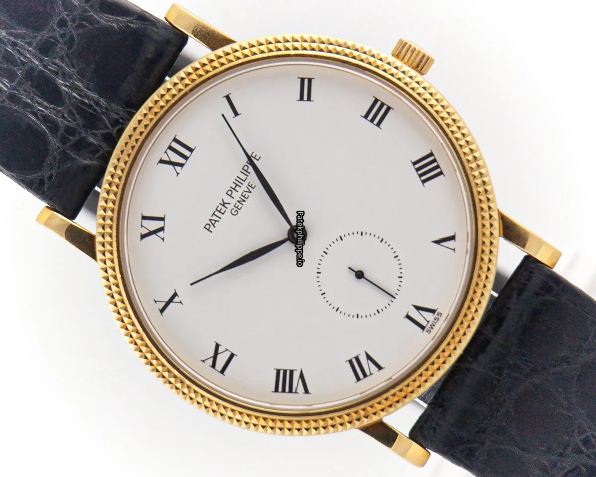 Patek Philippe Calatrava 3919 33MM Yellow Gold Case Manual Winding