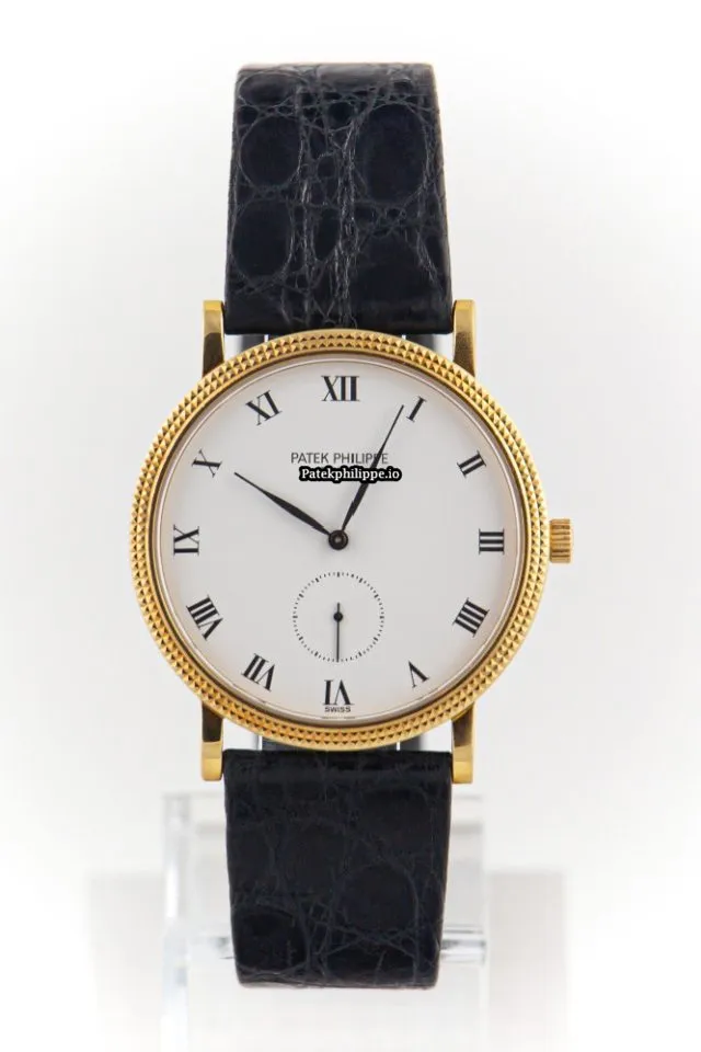 Alternative view of Patek Philippe Calatrava 3919 33MM Yellow Gold Case Manual Winding