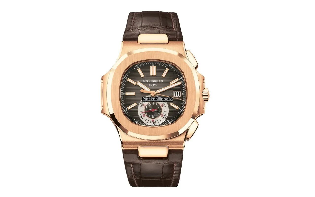 Patek Philippe Nautilus 5980r-001 40.5MM Rose Gold Case Automatic