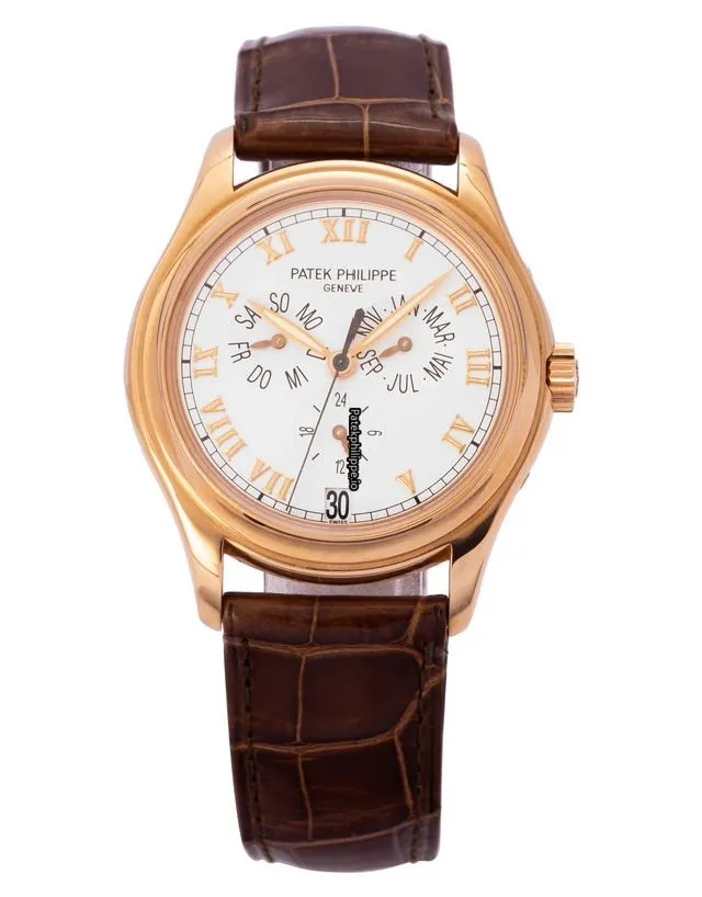 Alternative view of Patek Philippe Annual Calendar 5035r 36MM Rose Gold Case Automatic