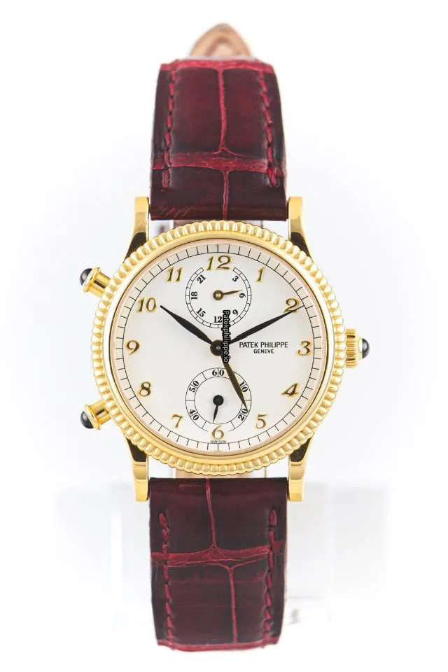 Alternative view of Patek Philippe Travel Time 4864 29MM Yellow Gold Case