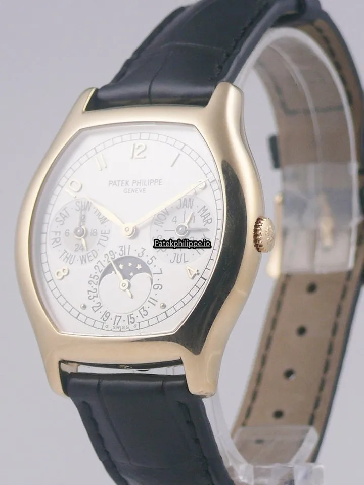 Alternative view of Patek Philippe Perpetual Calendar 5040j 36x43MM Yellow Gold Case Automatic