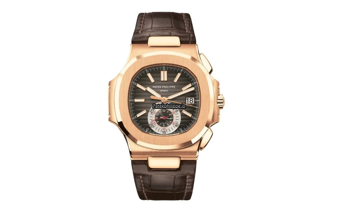 Patek Philippe Nautilus 5980r-001 40.5MM Rose Gold Case Automatic
