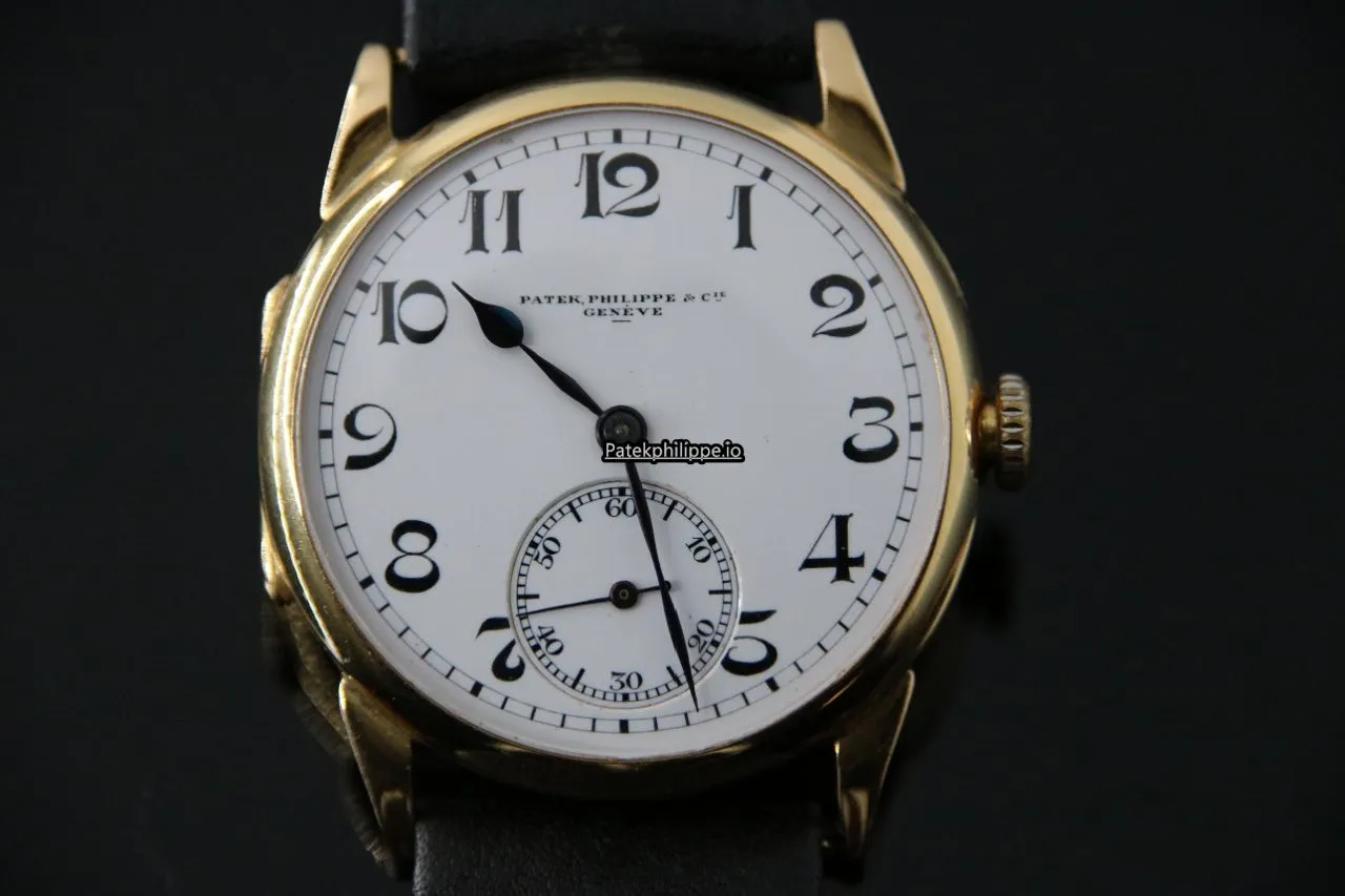 Alternative view of Patek Philippe Yellow Gold Case Manual Winding