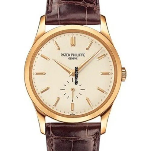 Patek Philippe Calatrava 5196j-001 37MM Yellow Gold Case Manual Winding