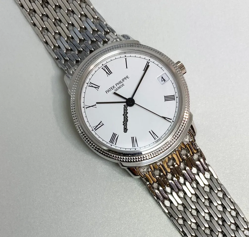 Patek Philippe Calatrava 3802/200 33MM White Gold Case Automatic