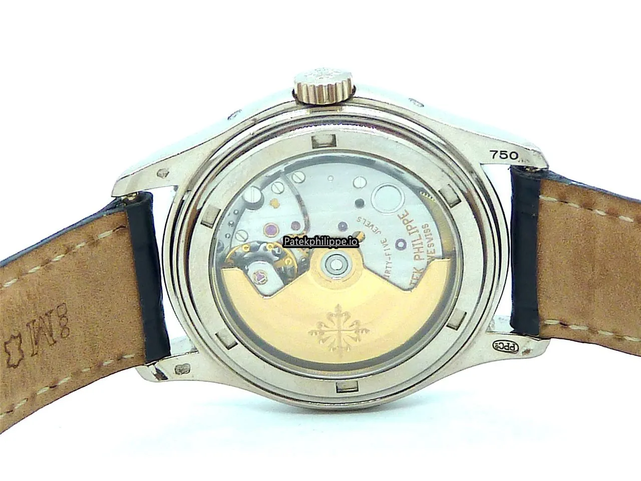 Alternative view of Patek Philippe Annual Calendar 5035g 37MM White Gold Case Automatic