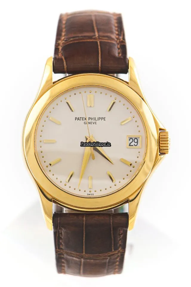 Alternative view of Patek Philippe Calatrava 5107j 37MM Yellow Gold Case Automatic