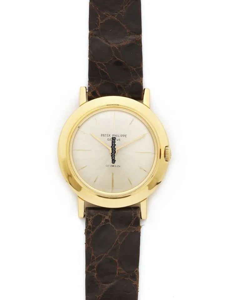 Patek Philippe Calatrava 2595 32MM Yellow Gold Case Manual Winding