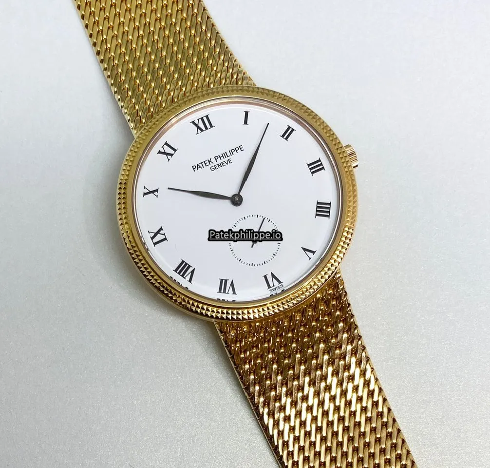 Patek Philippe Calatrava 3919/005 Yellow Gold Case Manual Winding