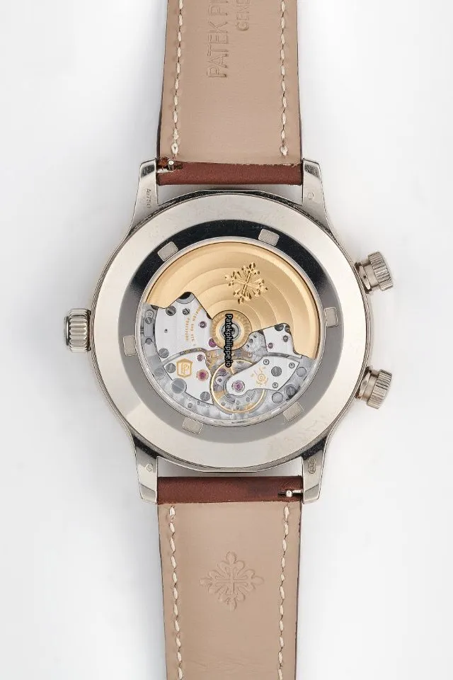 Alternative view of Patek Philippe Travel Time 5524g-001 42MM White Gold Case Automatic