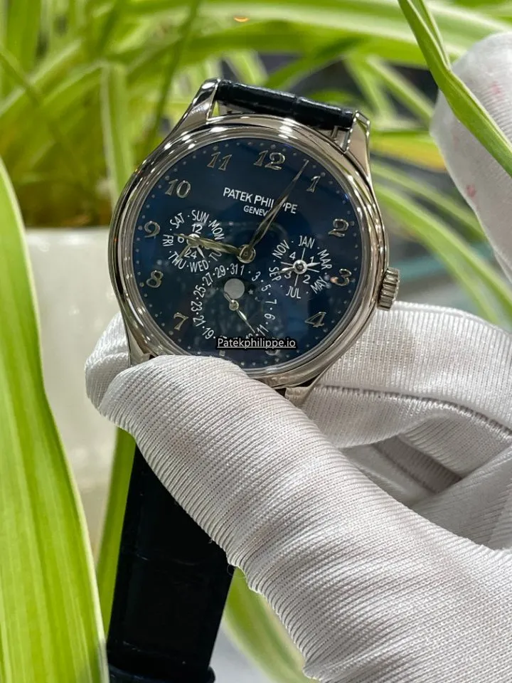 Alternative view of Patek Philippe Perpetual Calendar 5327g-001 39MM White Gold Case Automatic