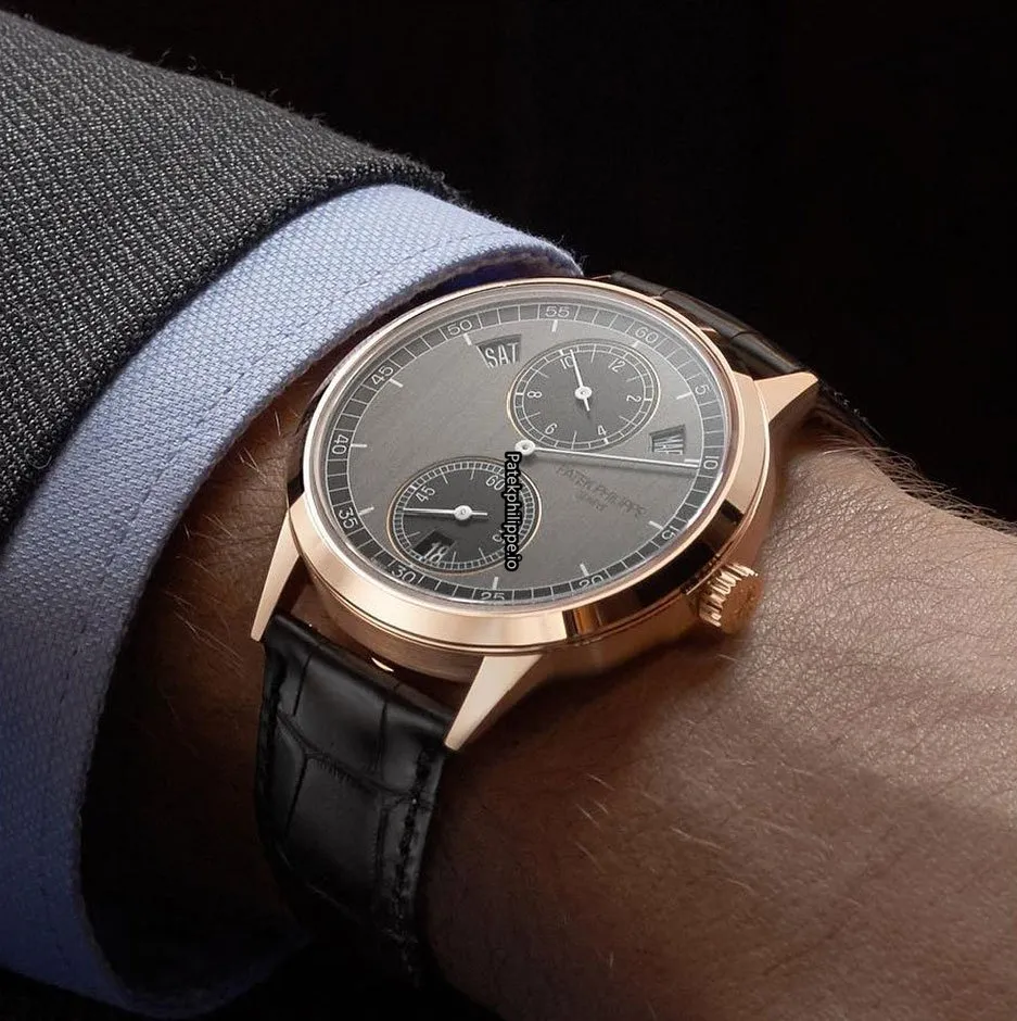Alternative view of Patek Philippe Annual Calendar 5235/50r-001 40.5MM Rose Gold Case Automatic