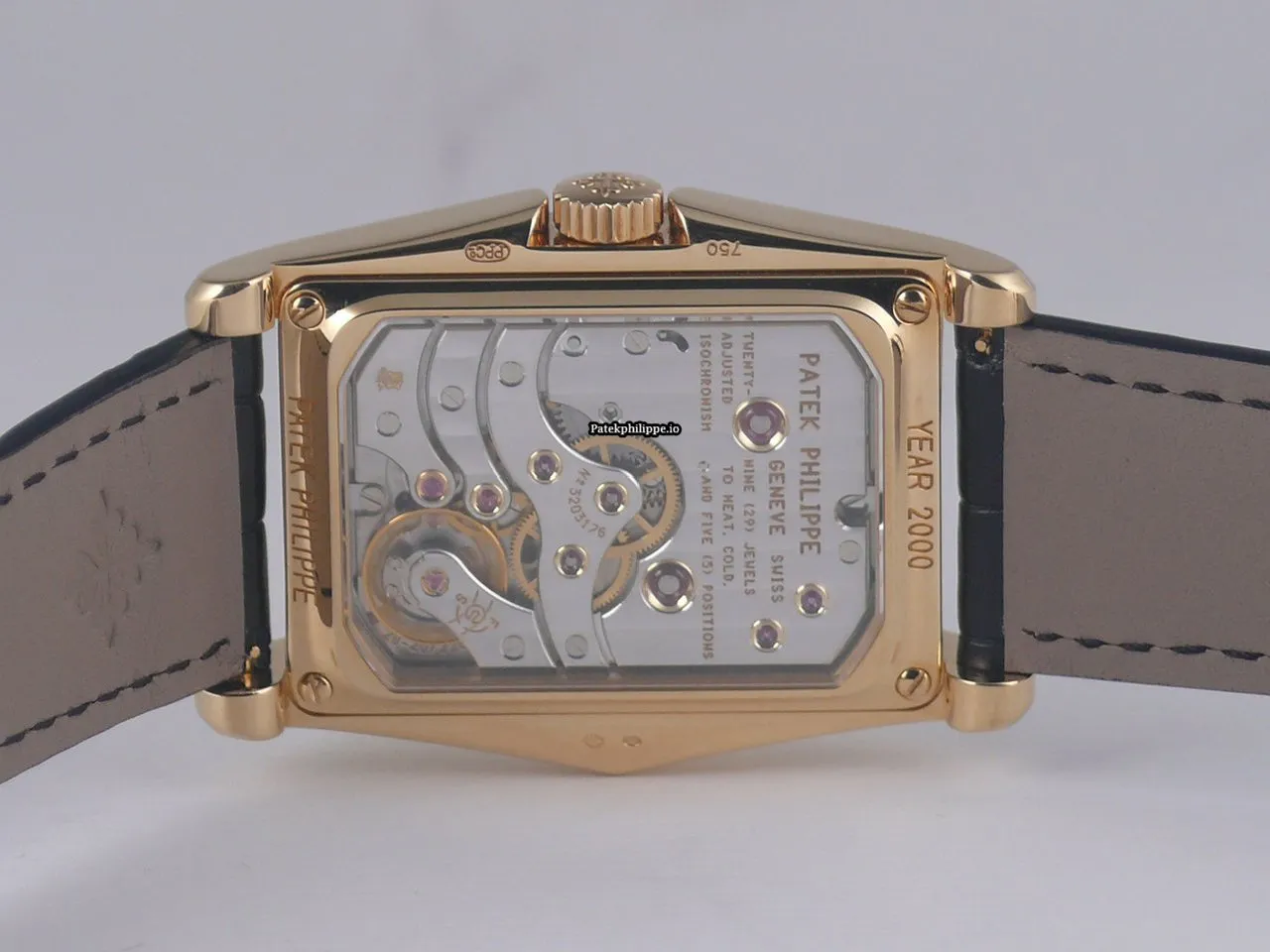 Alternative view of Patek Philippe Gondolo 5100j 33x45MM Yellow Gold Case Manual Winding