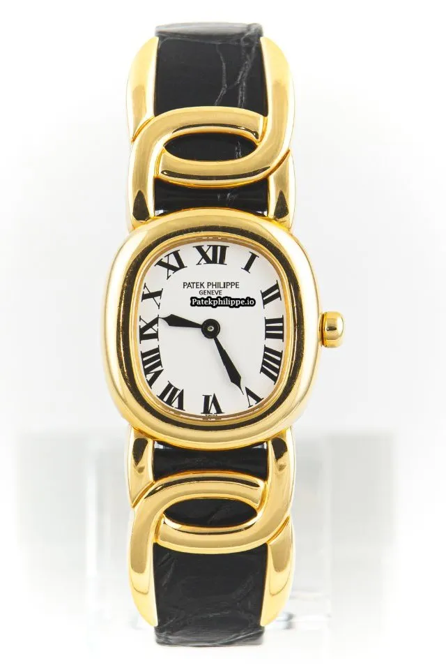 Alternative view of Patek Philippe Golden Ellipse 4830j 23MM Yellow Gold Case Quartz