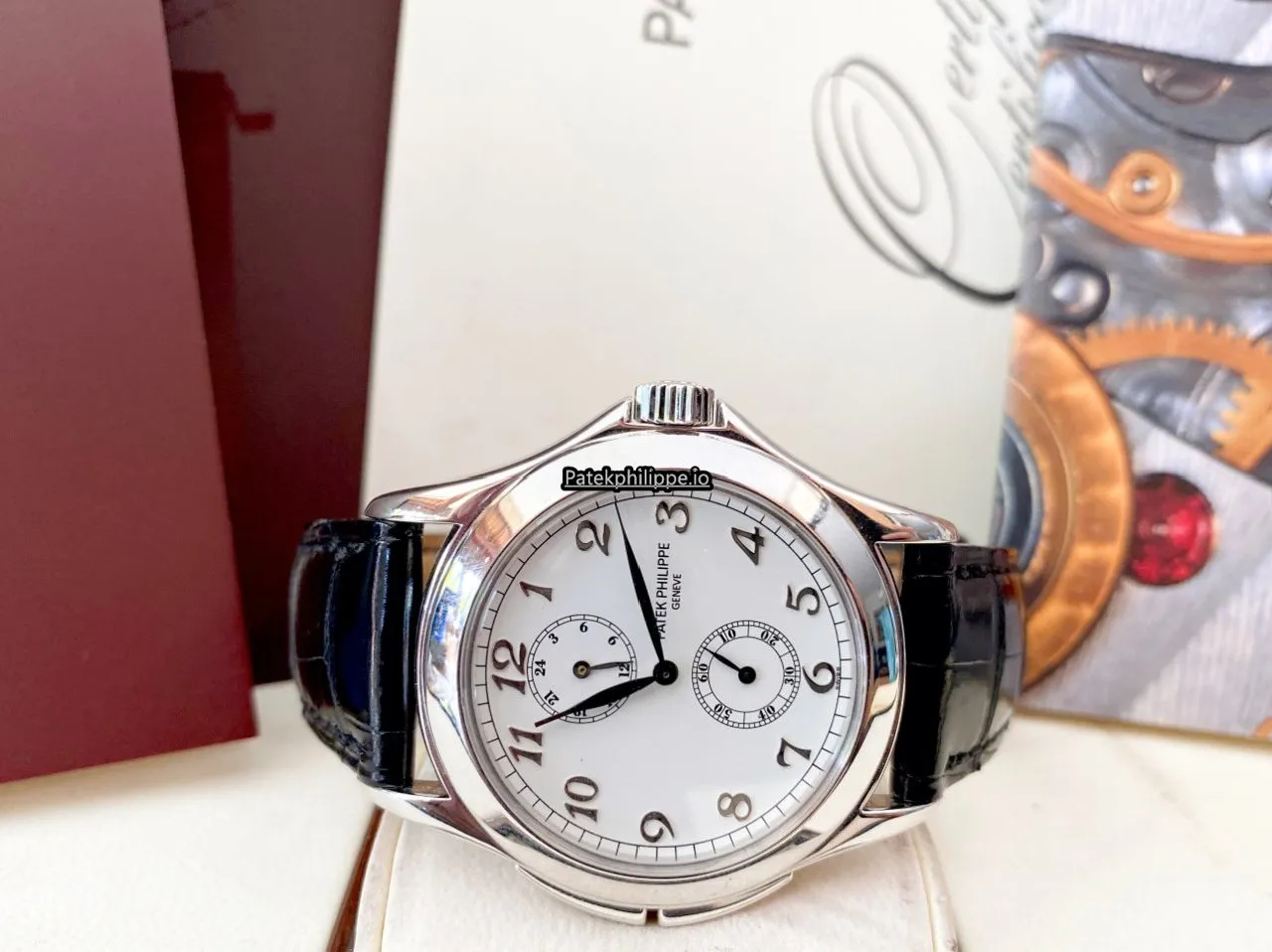 Patek Philippe Travel Time 5134g-001 37MM White Gold Case Manual Winding
