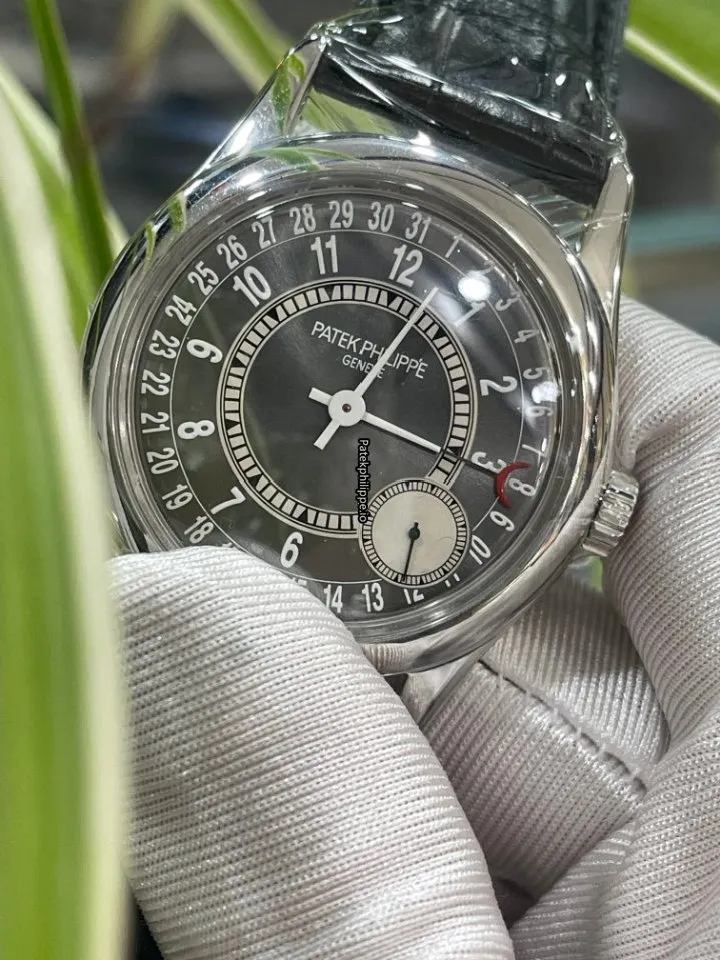 Alternative view of Patek Philippe Calatrava 6000g-010 37MM White Gold Case Automatic