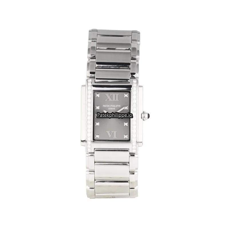 Patek Philippe Twenty-4 4910 25x30MM Steel Case Quartz