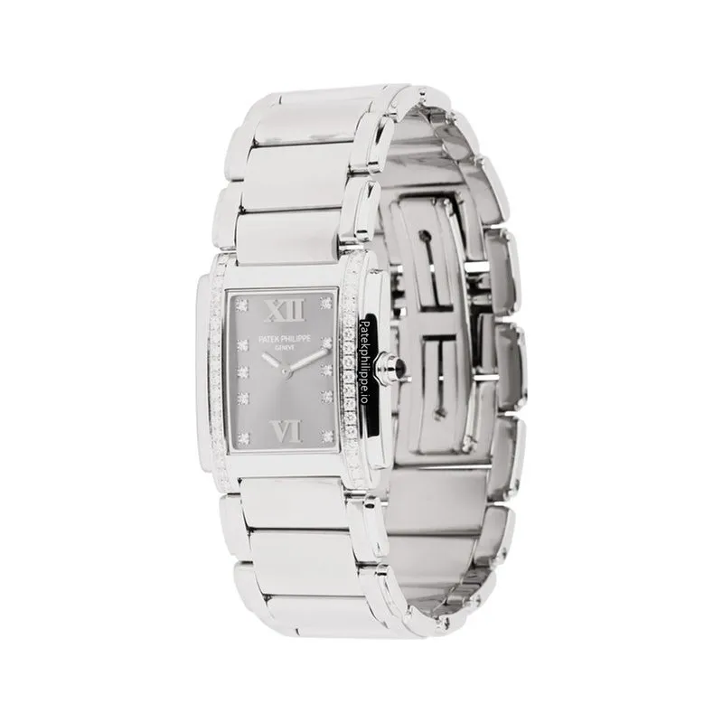 Alternative view of Patek Philippe Twenty-4 4910 25x30MM Steel Case Quartz