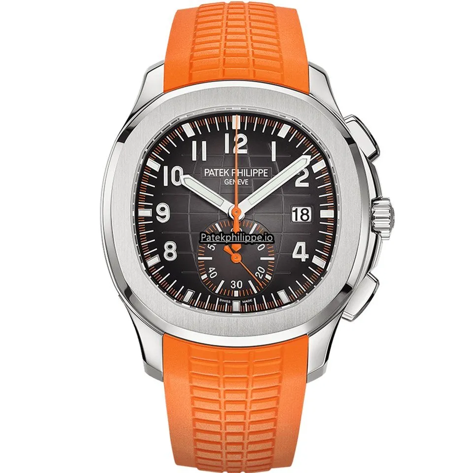Alternative view of Patek Philippe Aquanaut 5968a-001 42.2MM Steel Case Automatic