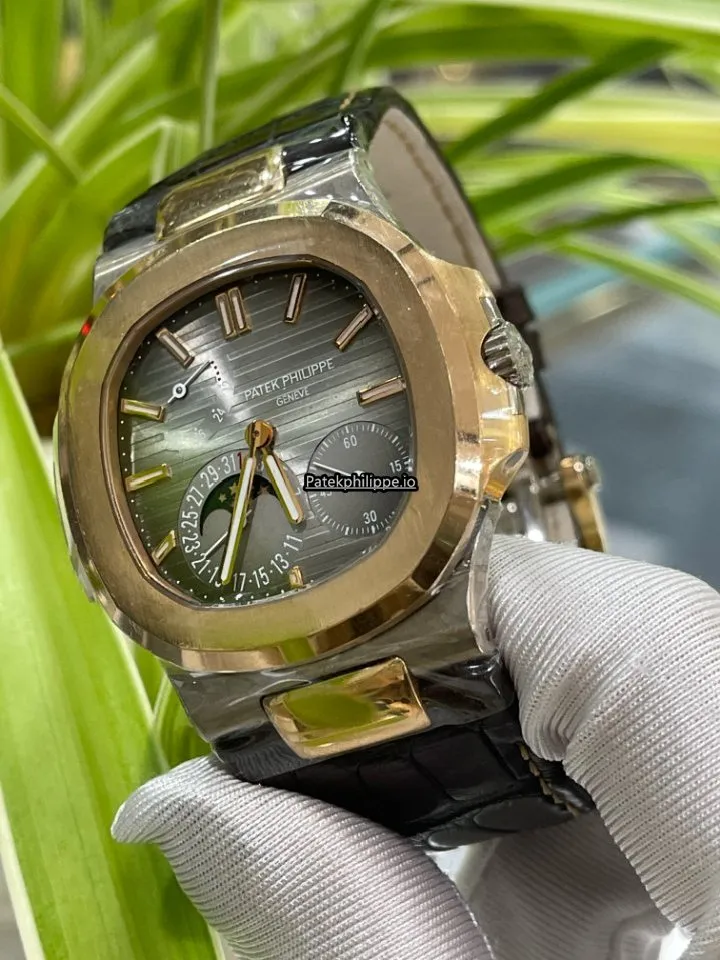 Alternative view of Patek Philippe Nautilus 5712r-001 40x38MM Rose Gold Case Automatic