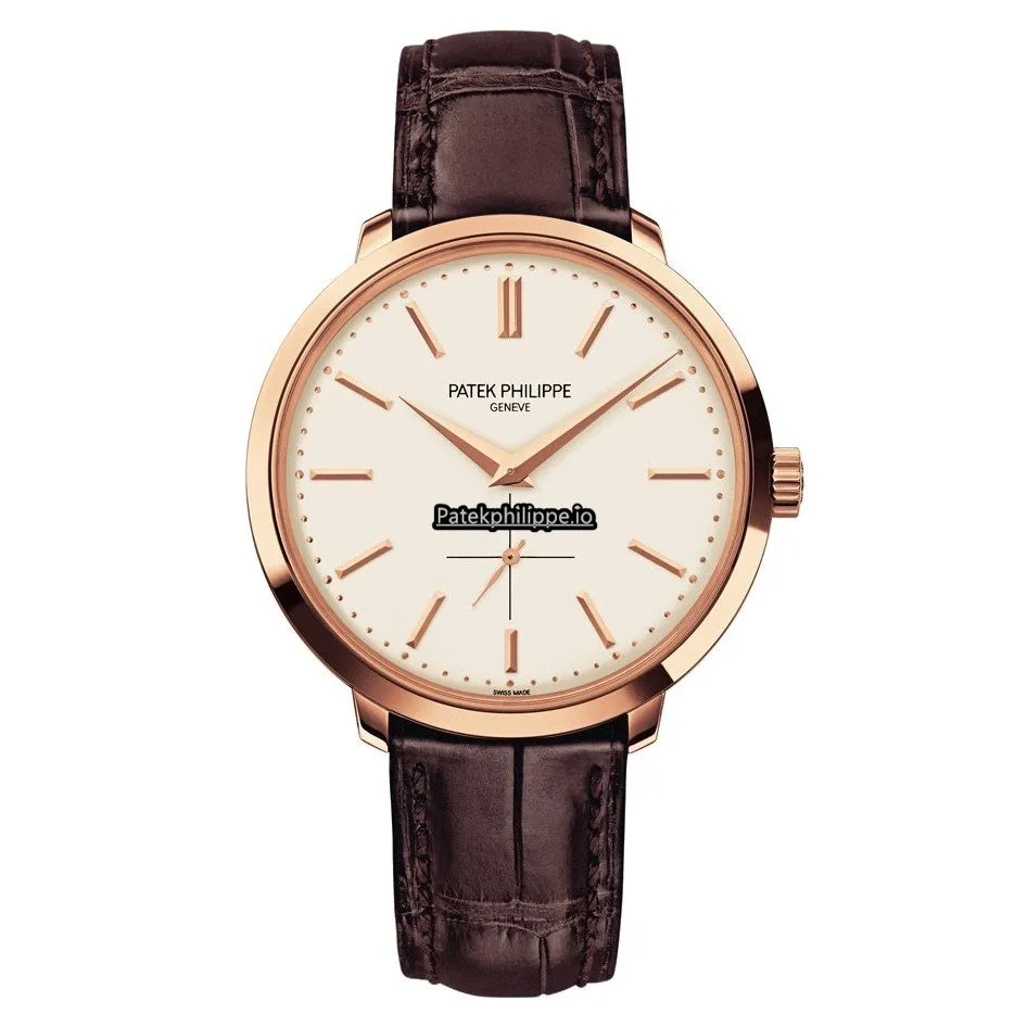 Patek Philippe Calatrava 5123r-001 38MM Rose Gold Case Manual Winding