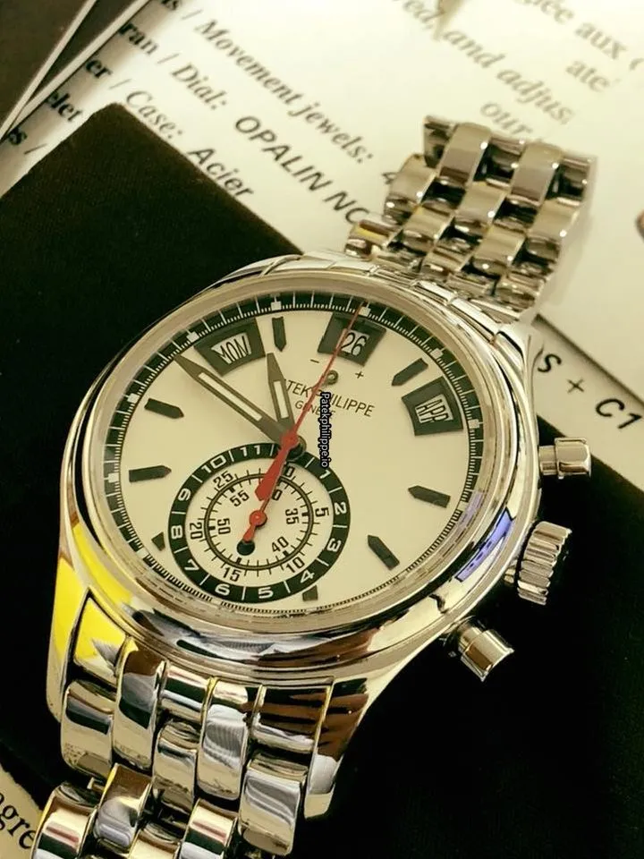 Alternative view of Patek Philippe Annual Calendar 5960 40.5MM Steel Case Automatic