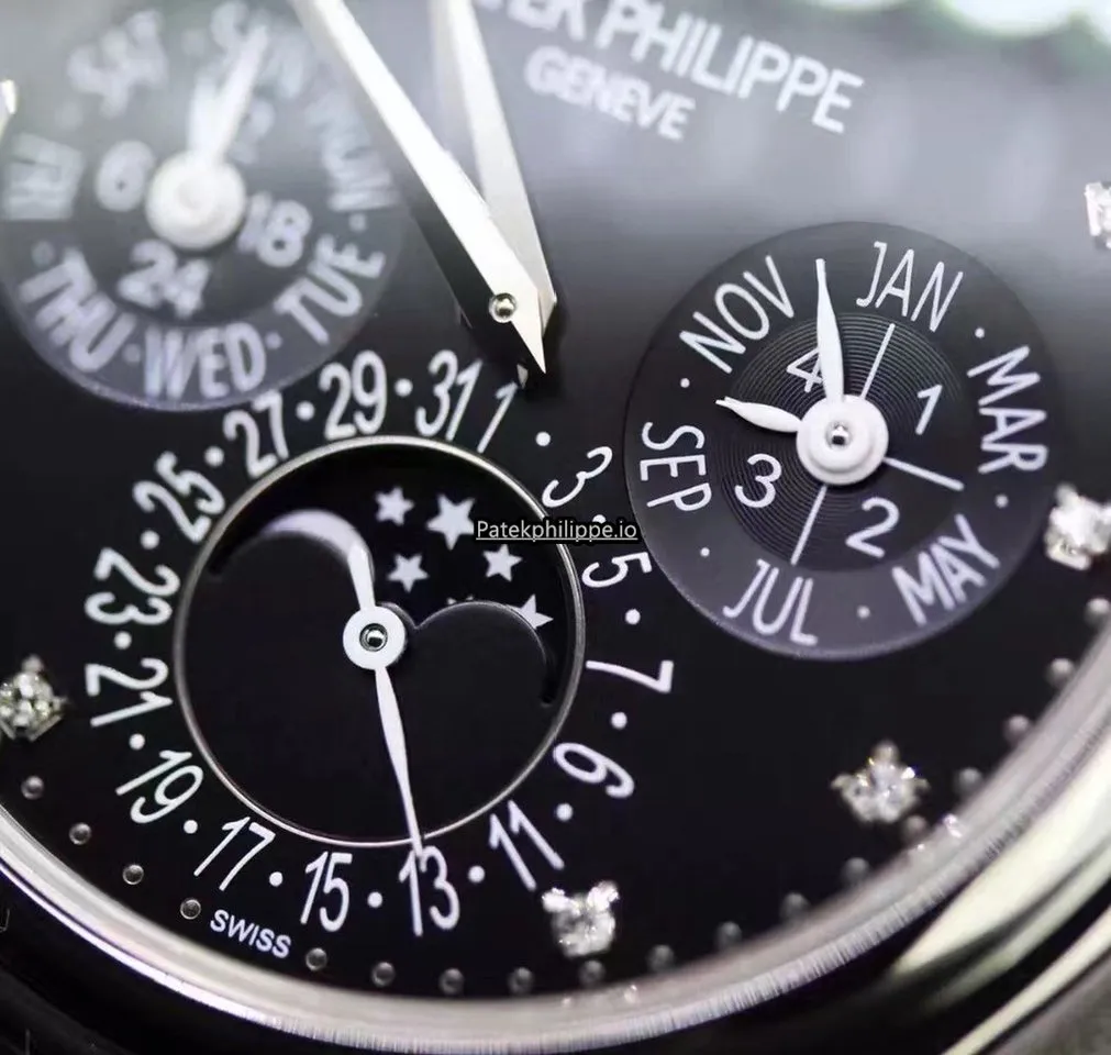 Alternative view of Patek Philippe Perpetual Calendar 5140p-013 37.2MM Platinum Case Automatic