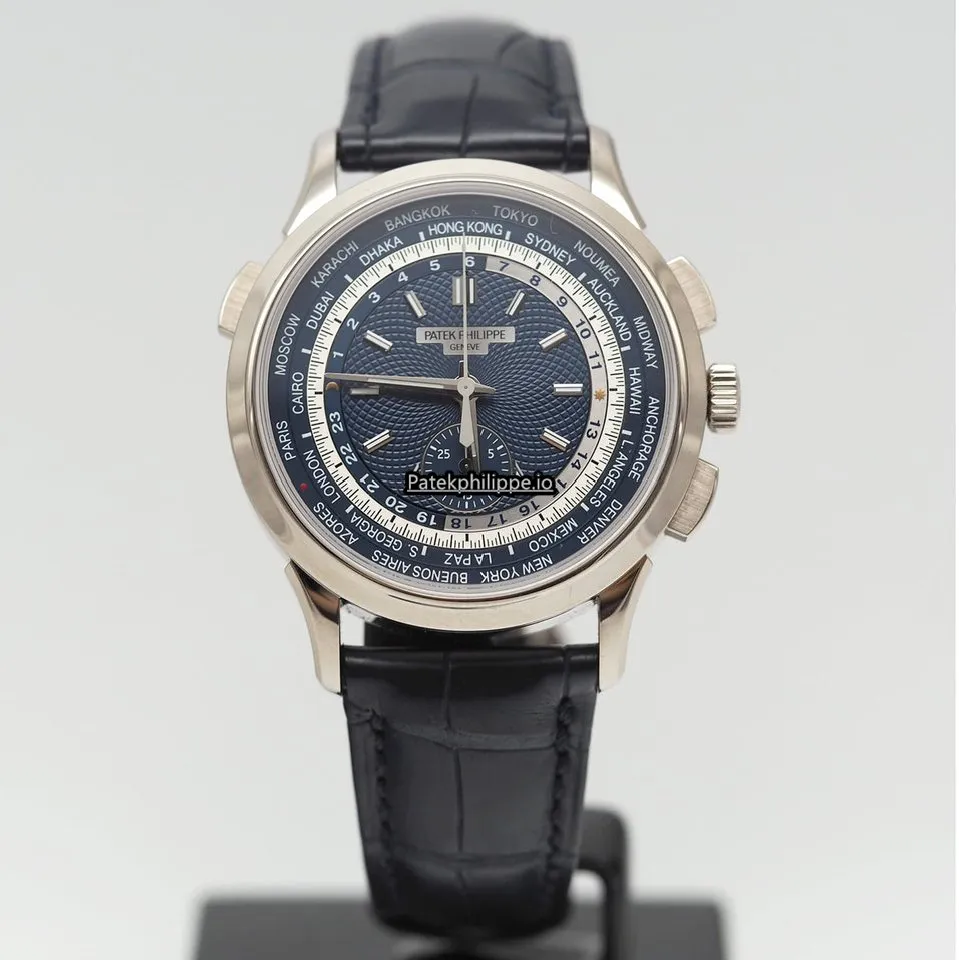 Alternative view of Patek Philippe Complications Chronograph 5930g-001 39.5MM White Gold Case Automatic Movement
