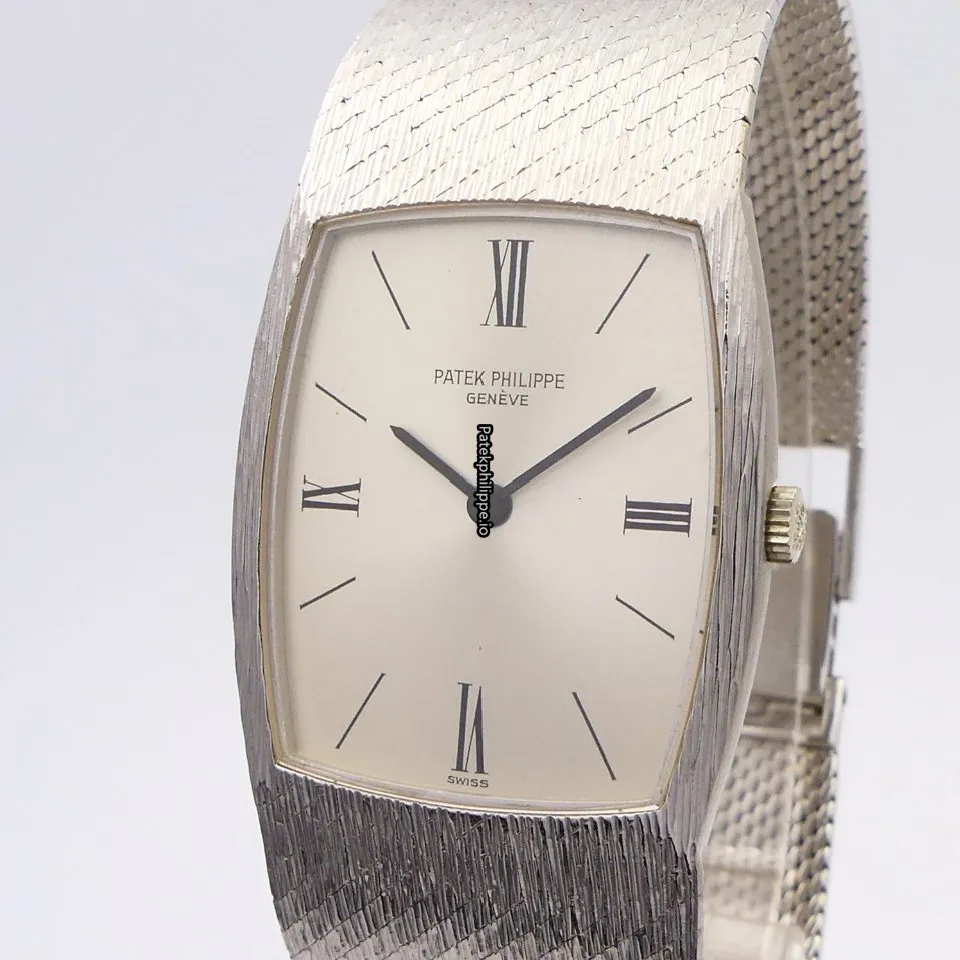Patek Philippe Vintage Mar-21 26x29MM White Gold Case Manual Winding