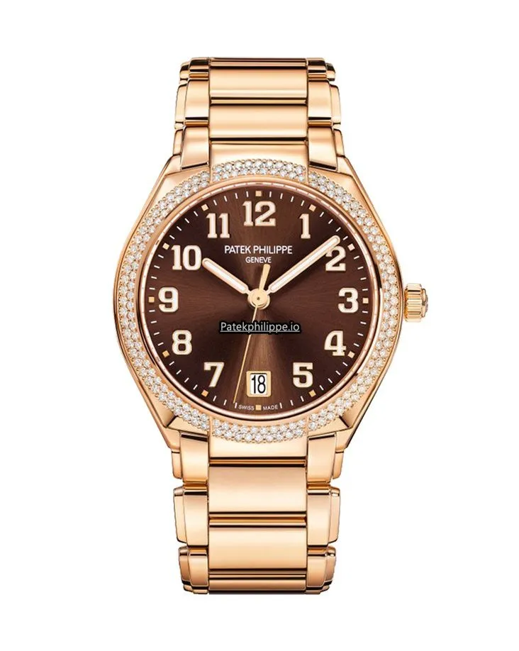 Alternative view of Patek Philippe Twenty-4 7300/1200r-001 36MM Rose Gold Case Automatic