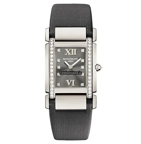 Patek Philippe Twenty-4 4920g-001 25.1x30MM White Gold Case Quartz