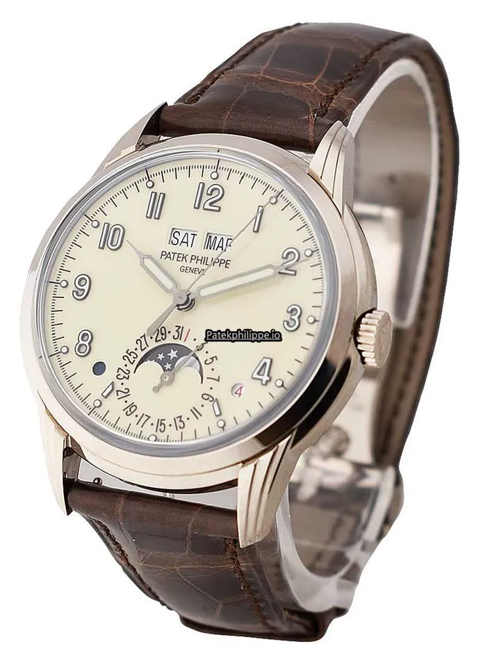 Alternative view of Patek Philippe Perpetual Calendar 5320g-001 40MM White Gold Case Automatic