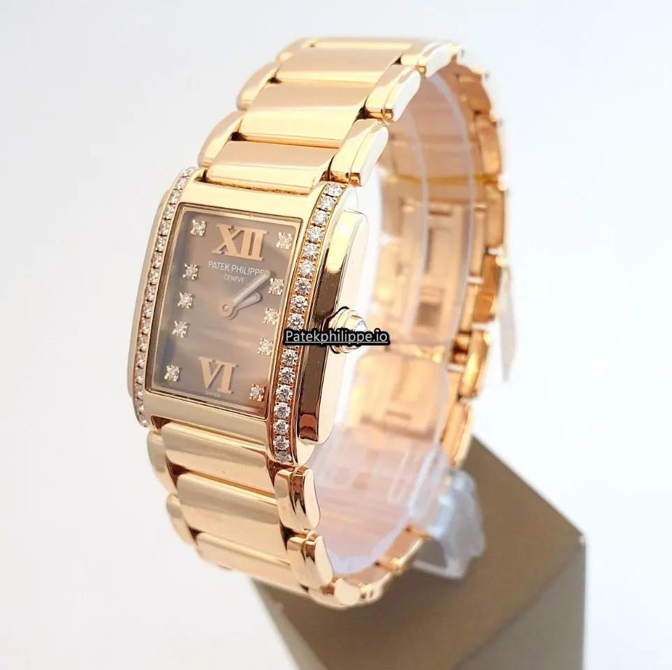 Alternative view of Patek Philippe Twenty-4 4908/11r-010 22x26MM Rose Gold Case Quartz