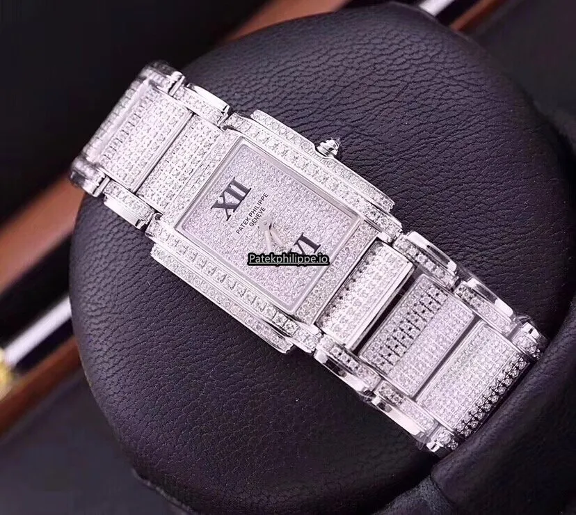 Alternative view of Patek Philippe Twenty-4 Twenty-4 25x30MM Steel Case Quartz