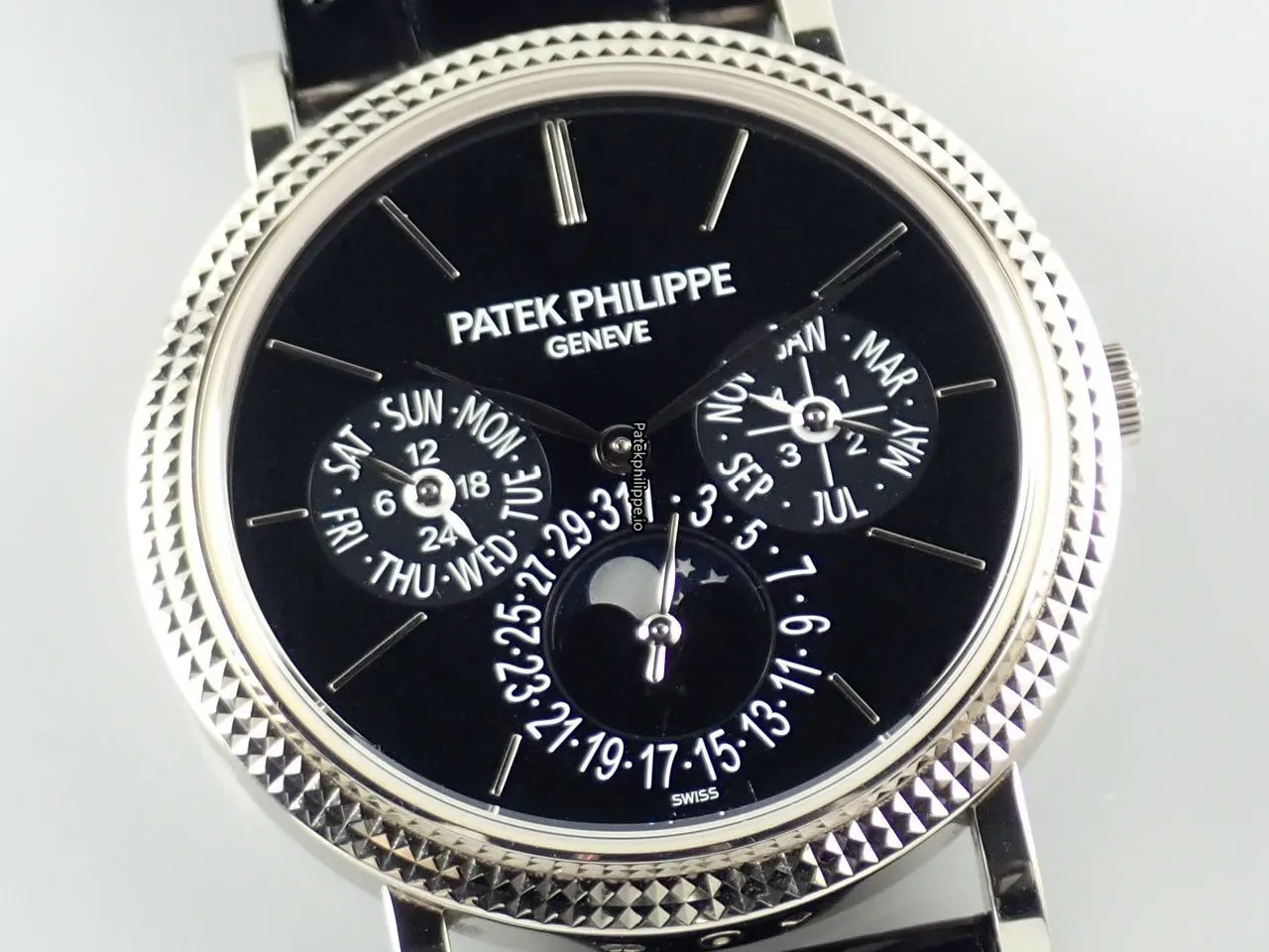 Alternative view of Patek Philippe Perpetual Calendar 5139g-010 38MM White Gold Case Automatic