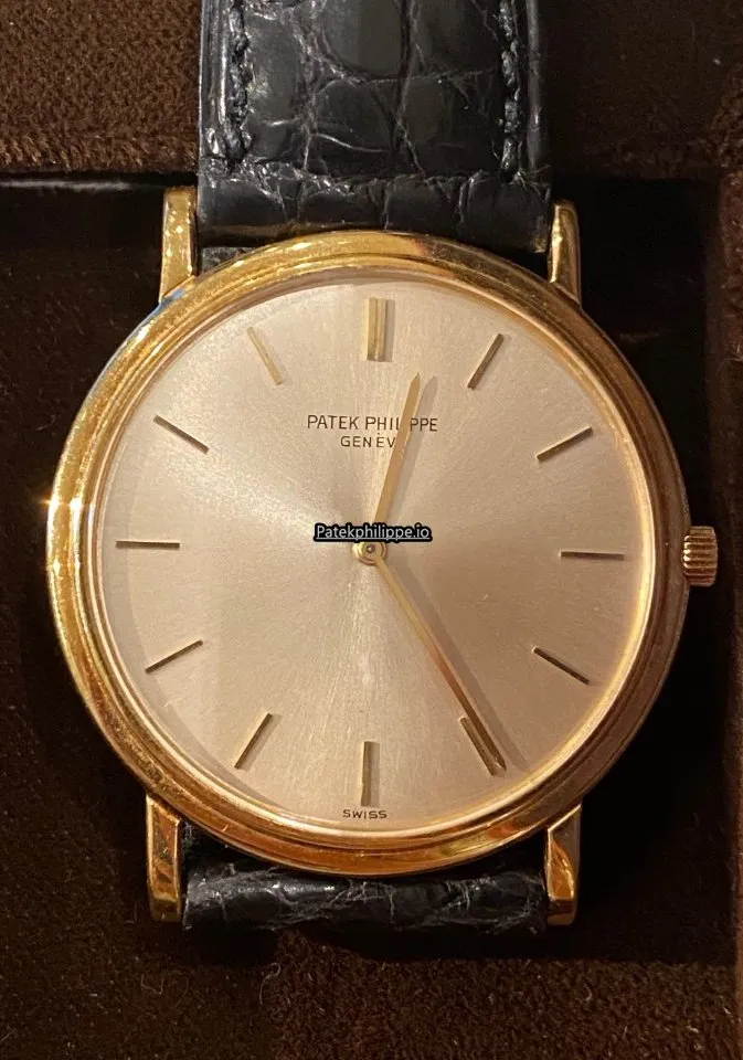 Patek Philippe Calatrava 3520 32MM Yellow Gold Case Manual Winding