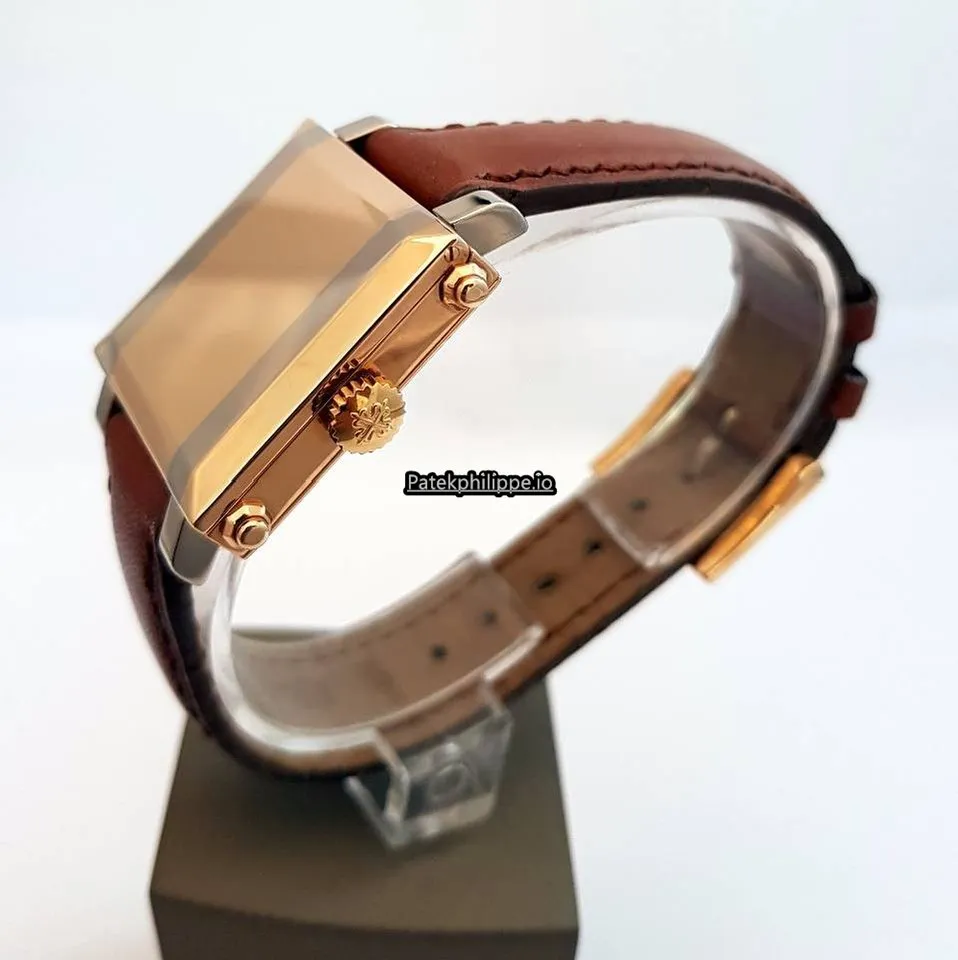 Alternative view of Patek Philippe Gondolo 5099rg-001 29MM Rose Gold Case Manual Winding