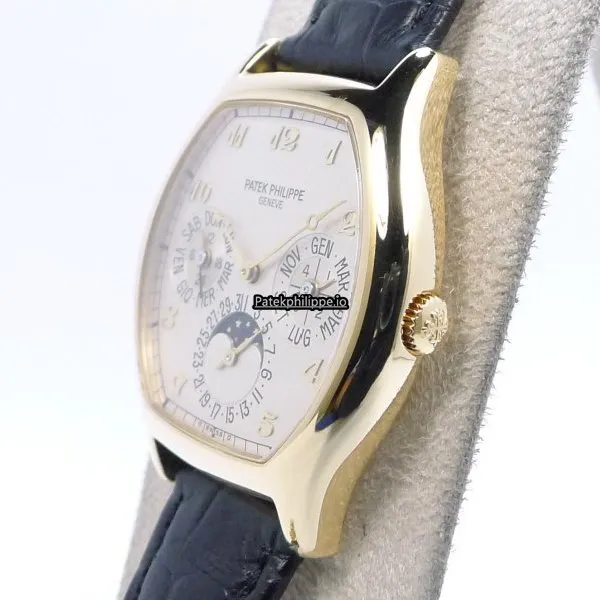 Alternative view of Patek Philippe Perpetual Calendar 5040j 35.5MM Yellow Gold Case Automatic
