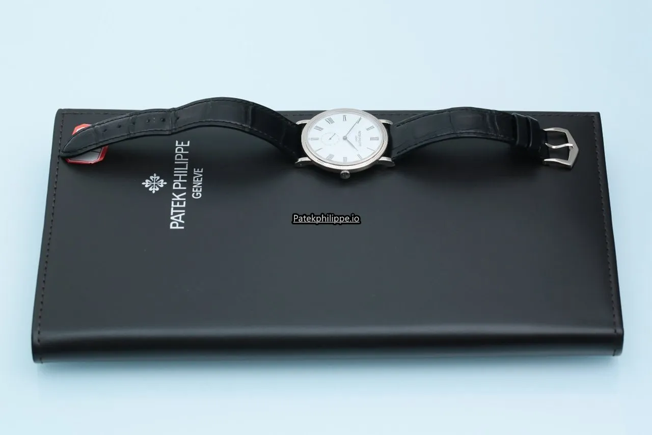 Alternative view of Patek Philippe Calatrava 5119g-001 36MM White Gold Case Manual Winding