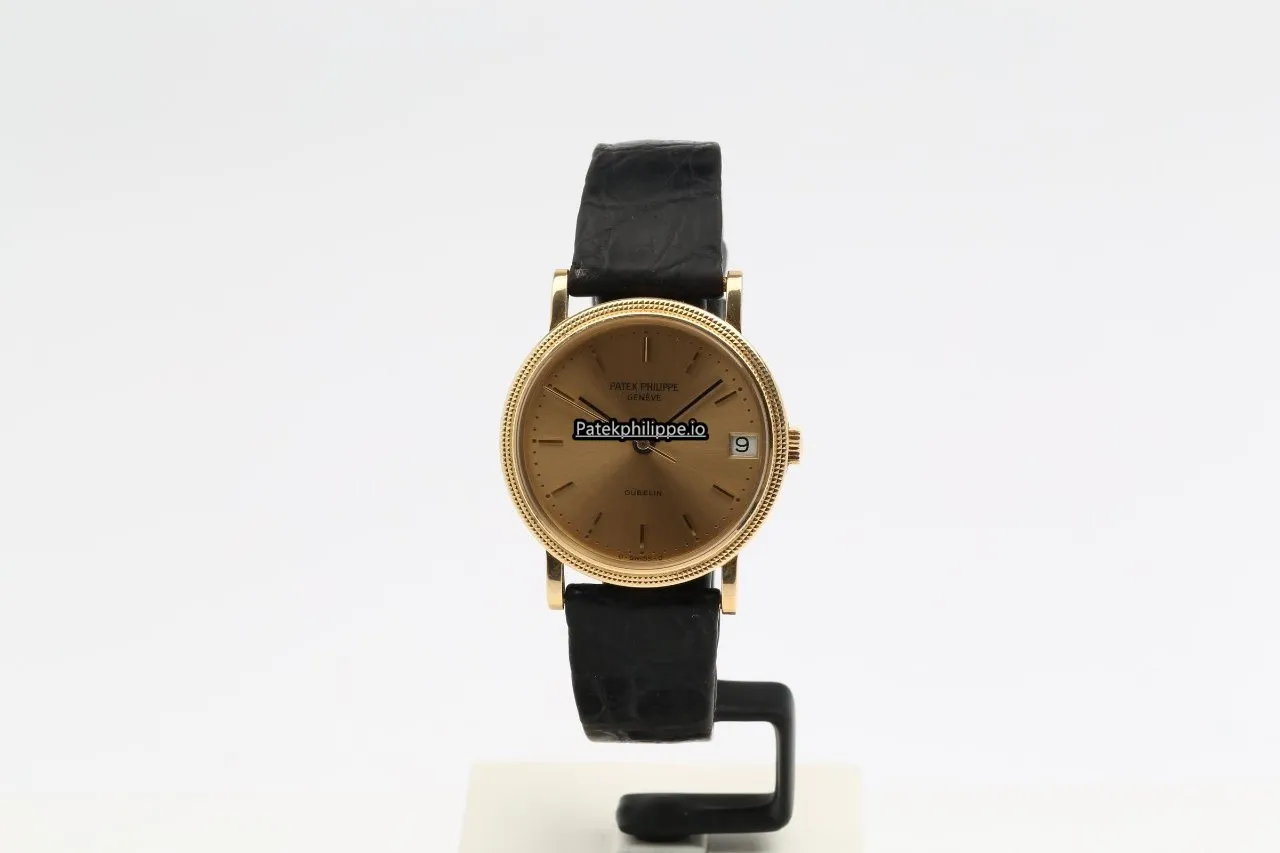 Patek Philippe Calatrava 3802 35MM Yellow Gold Case Automatic