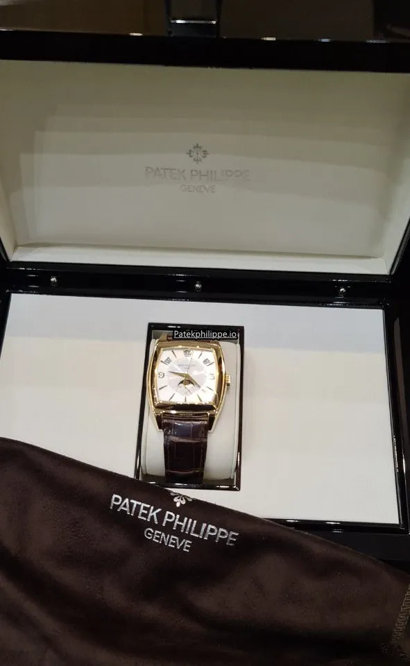 Alternative view of Patek Philippe Gondolo 5135j-001 38x51MM Yellow Gold Case Automatic