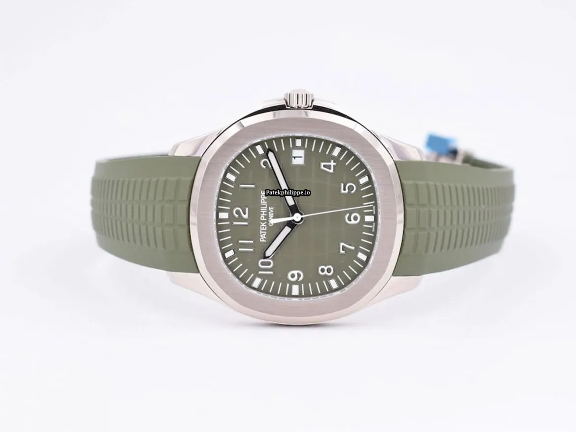 Alternative view of Patek Philippe Aquanaut 5168g-010 42.2MM White Gold Case Automatic
