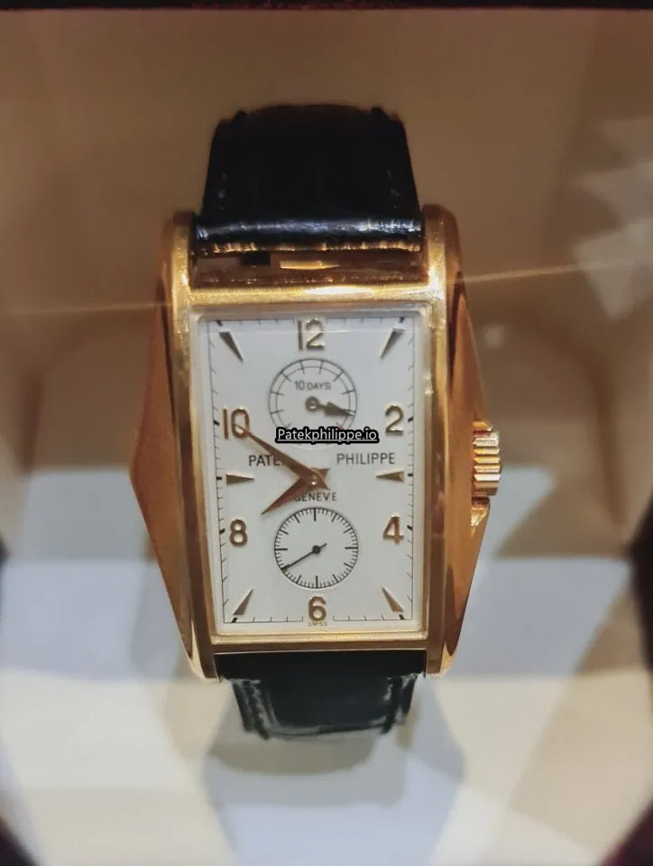 Alternative view of Patek Philippe Gondolo 5100j-001 34MM Yellow Gold Case Automatic