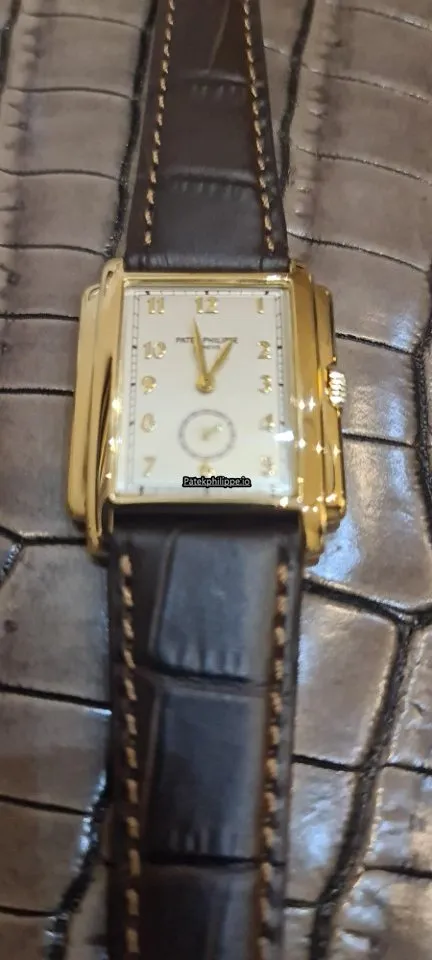 Alternative view of Patek Philippe Gondolo 5024j 30MM Yellow Gold Case Automatic