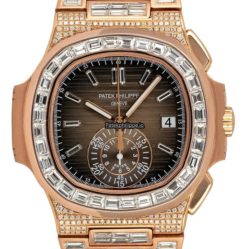 Patek Philippe Nautilus 5980r 40.5MM Rose Gold Case Automatic