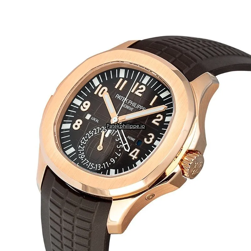 Alternative view of Patek Philippe Aquanaut 5164r 40.8MM Rose Gold Case Automatic