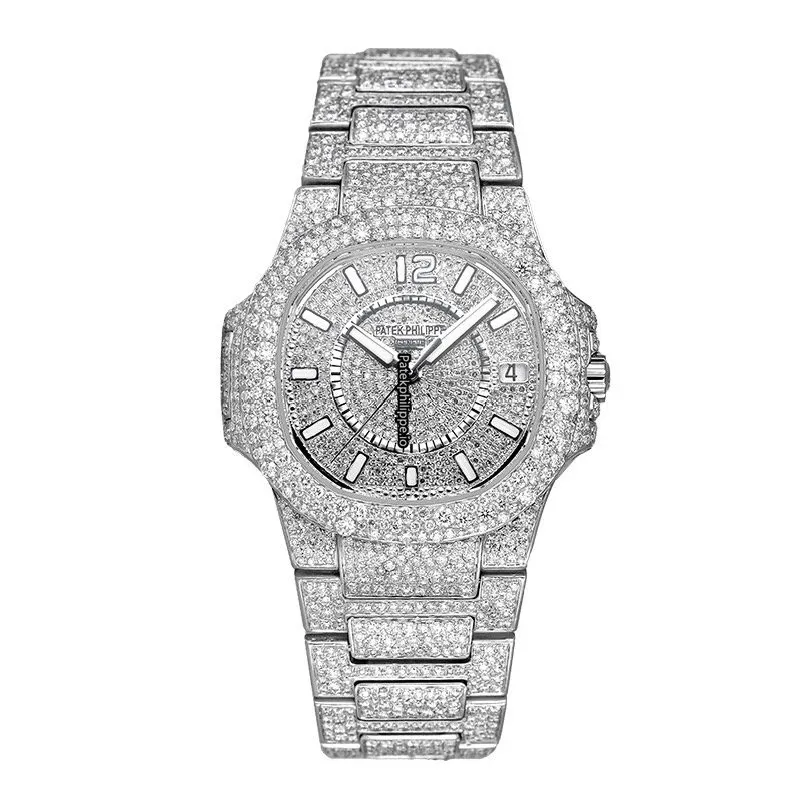 Alternative view of Patek Philippe Nautilus 7011/1g-001 35MM White Gold Case Quartz