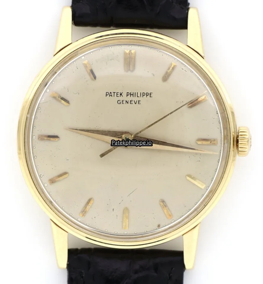 Alternative view of Patek Philippe Calatrava 3411 Yellow Gold Case Manual Winding